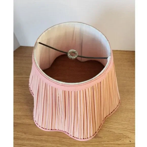 Granny  Core Cottage Core vintage pink lampshade - Picture 2 of 4